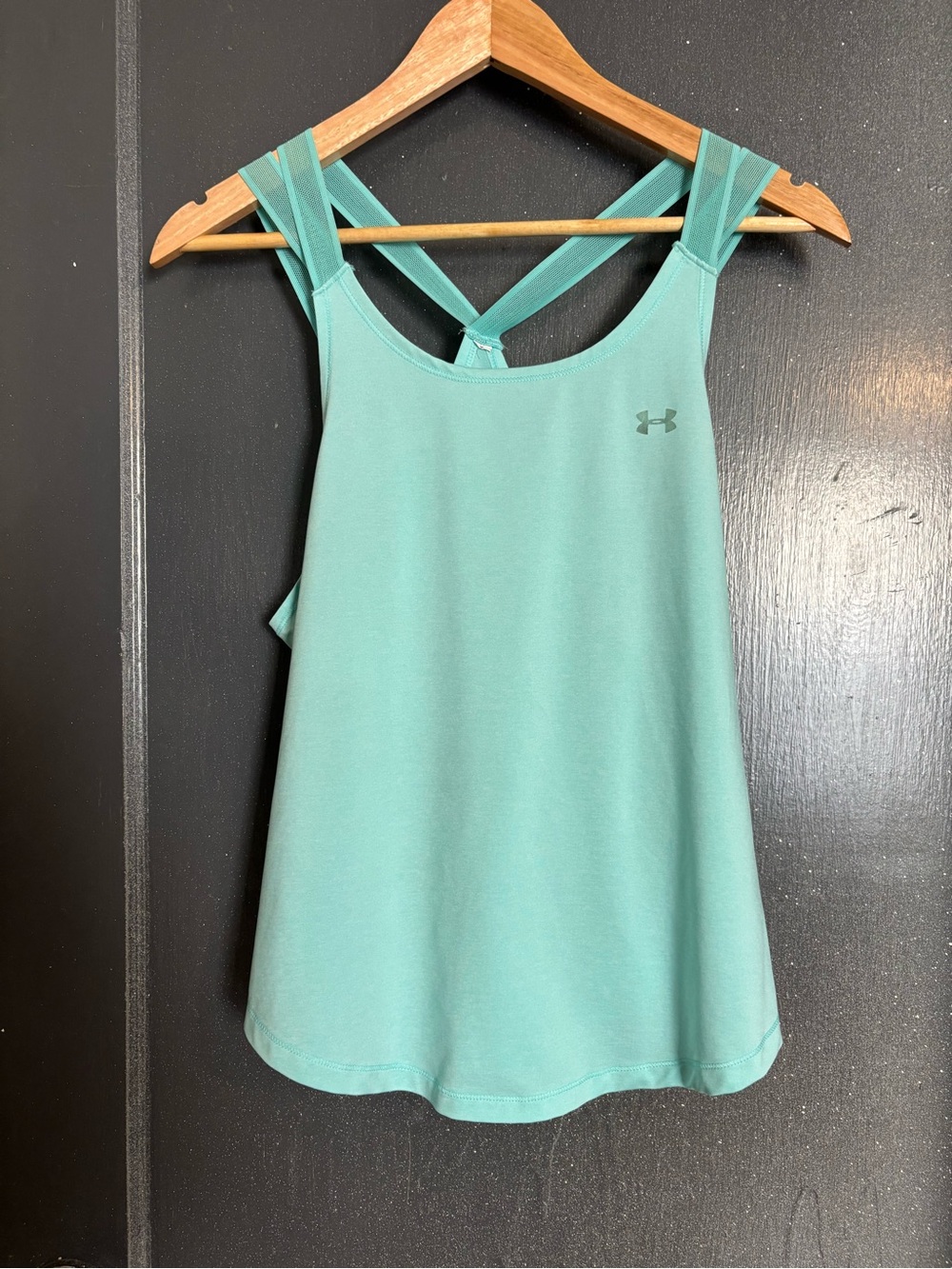 Under Armour Women's Mint Green Crisscross Back Tank